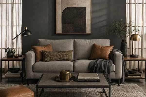 Industrial Modern room example